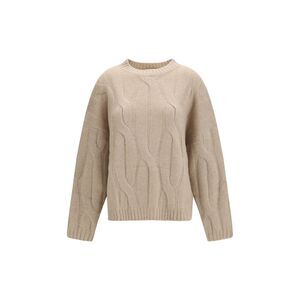 Allude Women Cashmere And Silk Sweater With Voluminous Sleeves